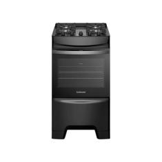Fogão 4 Bocas Continental Inox Preto FC4GB, Preto, Bivolt