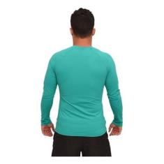 Camiseta Less Now Segunda Pele Unisex Proteção F50 Uva/uvb, XG, Verde