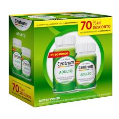 Centrum Adulto Multivitaminico Diário Adulto de A a Z, com Magnesio e Vitamina D, Leve 90 Comprimidos e Pague 60