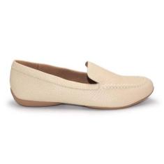 Mocassim Usaflex Couro Casual AJ2201-Feminino