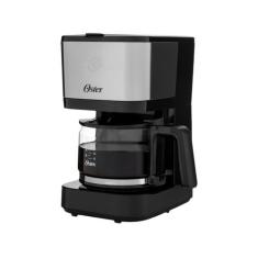 Cafeteira Oster Compacta Inox Jarra de Vidro 750ml Ocaf300, Preto, 110
