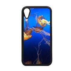 Capa para iPhone XR com imagem da natureza de água-viva do oceano para proteção de telefone Apple