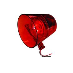 Sirene áudio visual 24v acrílica