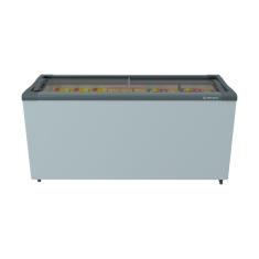 Freezer Horizontal Metalfrio 2 Portas de Vidro 405 Litros NF55S - Branco