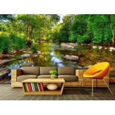 Papel de Parede Paisagens Floresta 70 - 1,00 X 1,00 - Voce Decorando