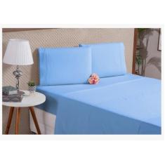 Jogo de Cama Com Lençol Para Cobrir 180 Fios Macio Casal King Palha - 