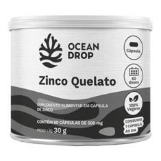 Zinco Quelato Bisglicinato 60 Caps 500 Mg - Ocean Drop