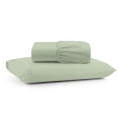 Jogo Cama Lençol Bali Solteiro Percal 180 Fios 100% Algodão Ponto Pali