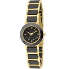 Relógio Technos Feminino Saphire Dourado 2035LWF4P-Feminino