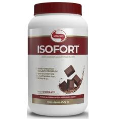 Isofort Whey Protein Isolado Concentrado Proteína 900g Vitafor-Unissex