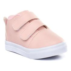 Tênis Leve Mini Feet Infantil Confortável Escola Passeio, Rosa, 24