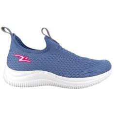Tênis Feminino Adrun Calc Facil Esportivo Ortopedico Slip On-Feminino
