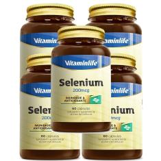 Kit 5X Selenium - 60 Cápsulas - Vitaminlife-Unissex