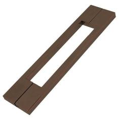 Puxador para Porta Duplo 60cm 2 Peças Big Thin Geris Corten