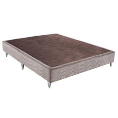 Base Box Sommier Camurça Viúva 128x188x30cm Ortobom Creme