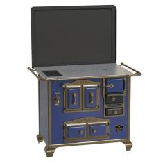 Fogao a Lenha N 2 Gab Imperador Azul com Tampa