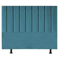 Cabeceira Estofada Cama Box King 195 cm Mavie Suede