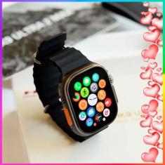 Relógio Inteligente para Casais Apaixonados Smartwatch Tela Grande Mel