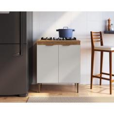 Armário Balcão para Cooktop 2 Portas 70cm Veneza Modulada - Delmarco M