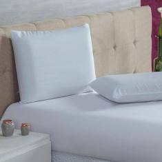 Jogo De Cama Casal 3 Peças Percal 200 Fios Sleep Branco