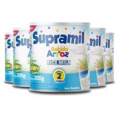Kit 5 Supramil Bebida De Arroz Kids Unilife 200G
