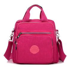 Bolsa Mochila Feminina Nylon Com Alça Removível Rosa