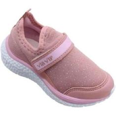 TENIS INFANTIL VIA VIP ROSE/ROSA REF: VV9500-Feminino