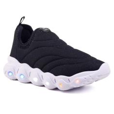 Tenis Infantil De Led Calce Facil Elastico Meninos Masculino-Masculino