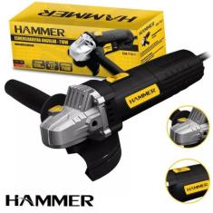 Esmerilhadeira Lixadeira Angular 4 1/2 710W Hammer  Gyem101
