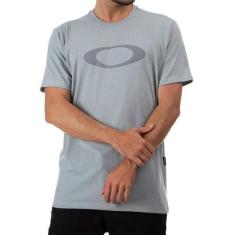 Camiseta Oakley O-Ellipse Cinza Claro