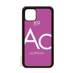 Quadro de menstruação de elementos de química Actinium Ac para iPhone 12 Pro Max Capa para Apple Mini Mobile Case Shell