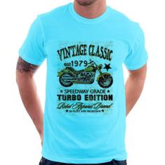 Camiseta Vintage Classic Moto - Foca Na Moda