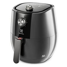 Fritadeira Elétrica sem oleo Electrolux Airfryer 4L 8 receitas pré-sugeridas desligamento automatico cesto removivel 1400W EAF30 grafite 220v