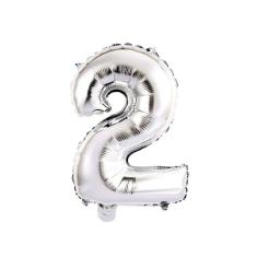 Balão Metalizado 70cm N2 Prata - Mundo Bizarro