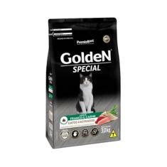 Ração Premier Golden para Gatos Adultos Castrados Frango e Carne 3kg