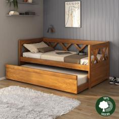 Bicama x -100% madeira maciça - Moveis Nathalia