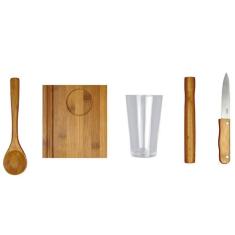 Conjunto Caipirinha 5 Peças Bamboo Mor