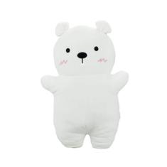 Urso Branco 42Cm - Pelúcia - Fofy Toys