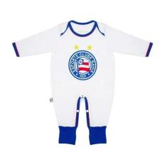 Macacão Bebê Bahia Manga Longa Oficial