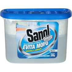 Evita Mofo Absorventes de Umidade (desumidificador), Neutro, Sanol, 100 g, Azul