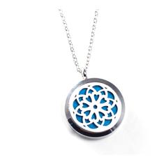 AROMATIZADOR PESSOAL COLAR MANDALA - AÇO INOX
