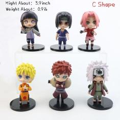 Anime 6 estilos Action Figure Ninja Modelo Brinquedo (c Forma