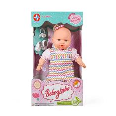 Boneca Bebezinho Vestido Estampado, Brinquedos Estrela