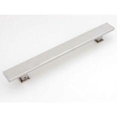 Puxador Duplo para Porta Planus 30cm Eco Geris Inox Escovado