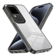 Escudo protetor do telefone Capa Crystal Clear compatível com Vivo V30/V30 Pro 2024, PC acrílico rígido, capa traseira protetora ultrafina, capa de absorção de choque antiarranhões compatível com Vivo