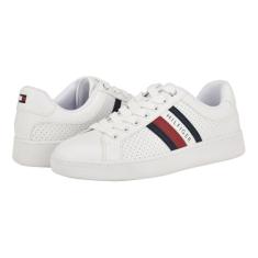 Tommy Hilfiger Tênis feminino Jallya, Branco 140, 35