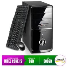Computador Smart Pc 80214 Intel Core i5 (8GB HD 500GB) Linux, UNICA, U