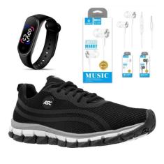 Kit Tenis Lege 21 para Treinos Academia e Corrida + Fone Stereo + Relo