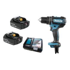 Furadeira Parafusadeira A Bateria 18v Dhp482 Makita C/ 2 Bat, Bivolt