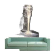 Painel Fotográfico Cachoeira 3D 3,75M² na 037